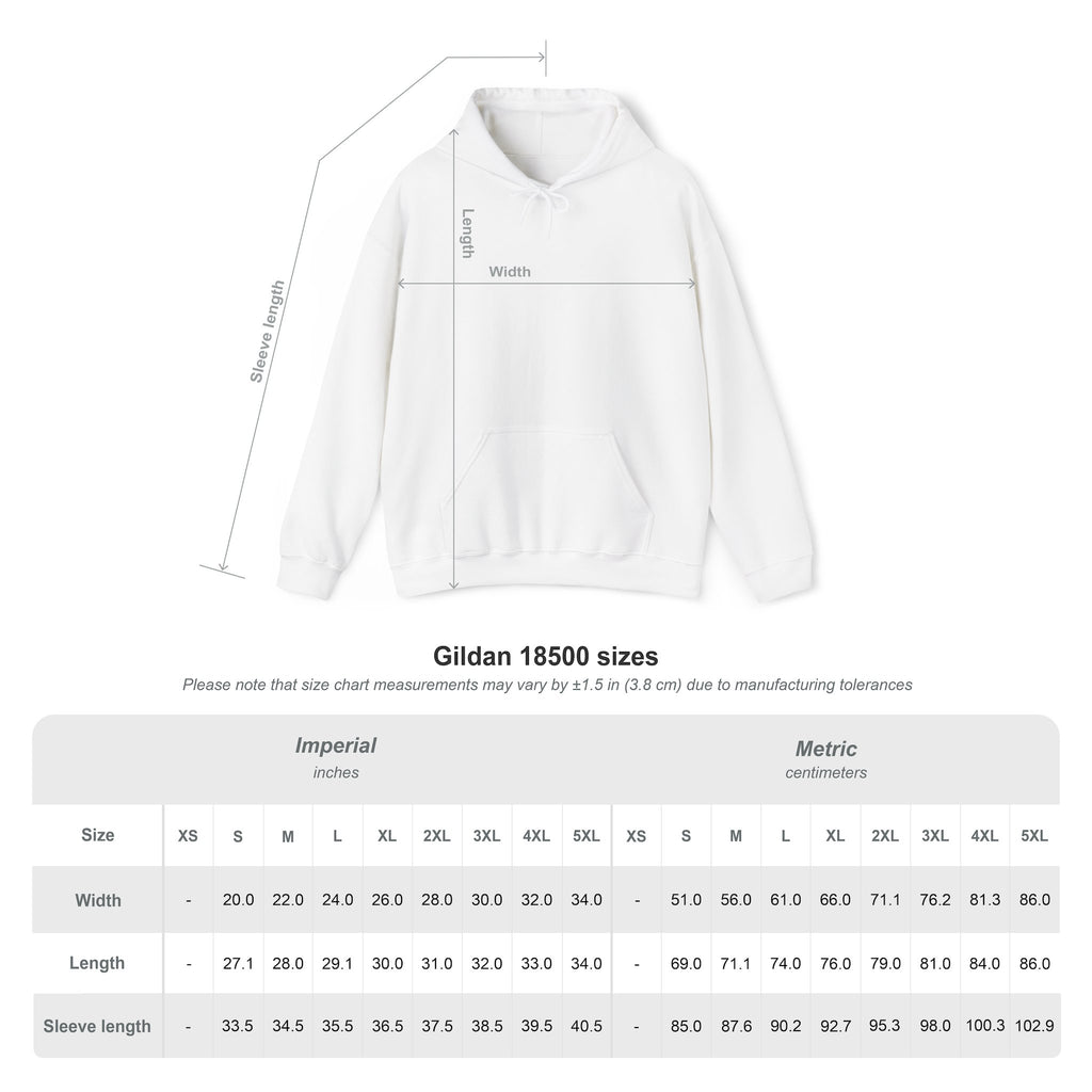 Lodi 11:25 Hoodie — Bold Red Block Typography Pullover