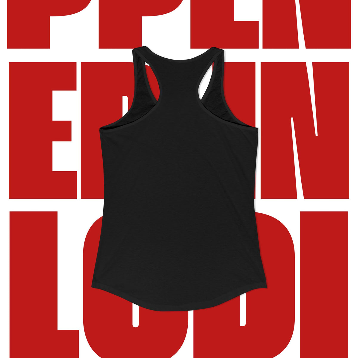 Women's Ideal Racerback Tank 'It Happened In Lodi'