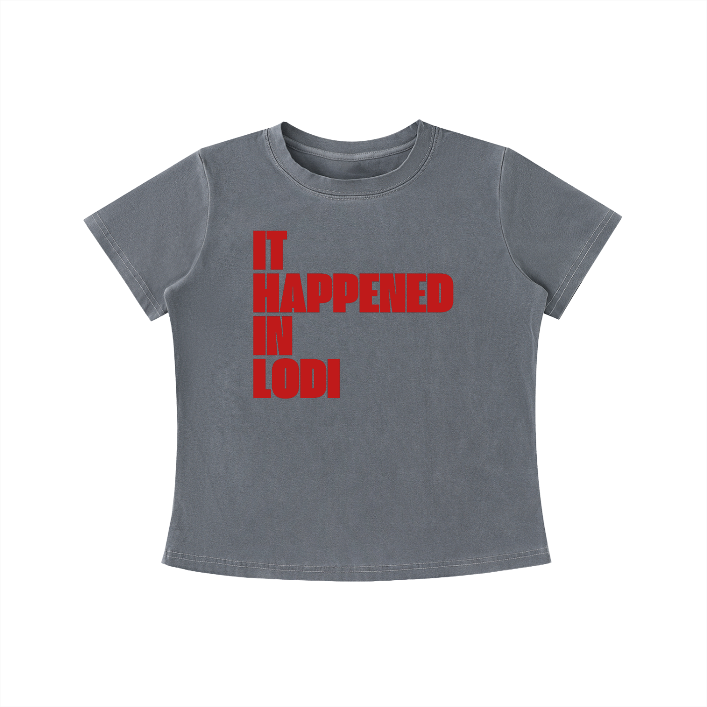 Vintage Wash Womens Slim Fit T-shirt