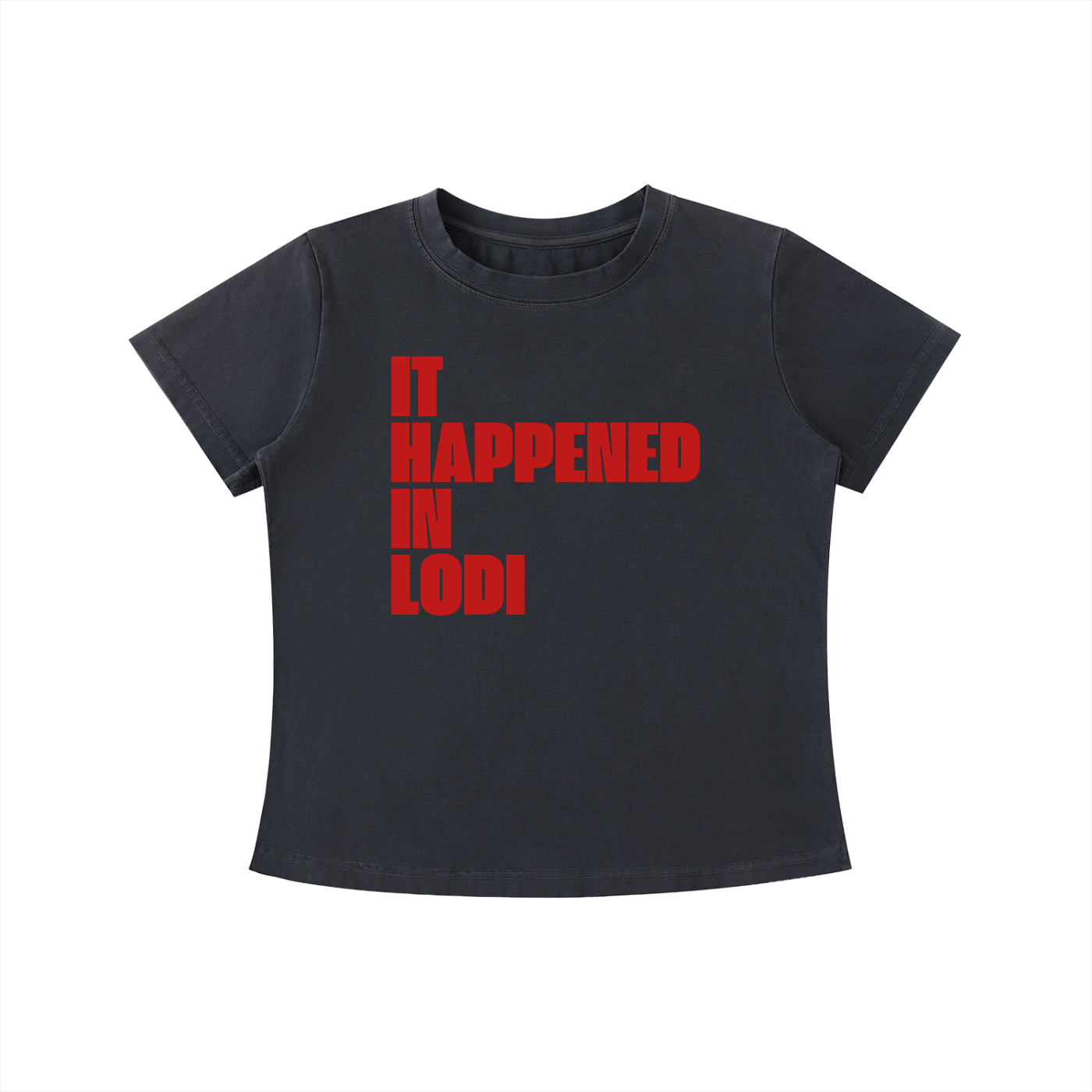 Vintage Wash Womens Slim Fit T-shirt