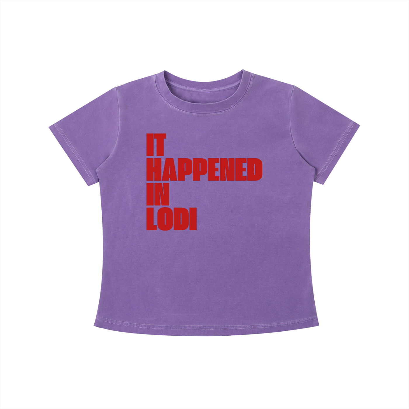 Vintage Wash Womens Slim Fit T-shirt